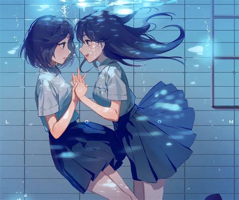 lesbian anime sex|anime lesbian Search